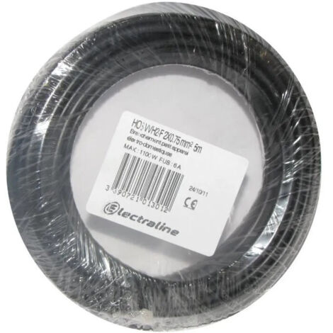 ELECTRALINE 60113023D CORONA NEGRA 5 M TRES