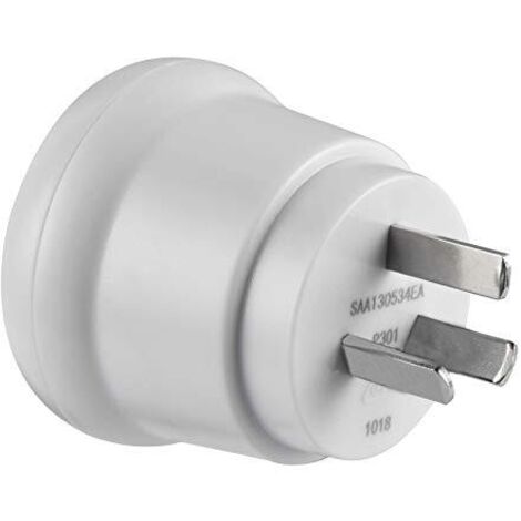 Electraline 70044 Adattatore da Viaggio, Bianco