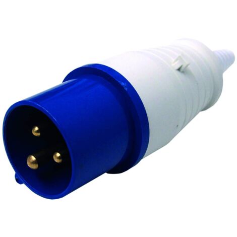 Electraline 80855 Spina Elettrica Industriale CEE 32A, 2P+T, 220V, IP44