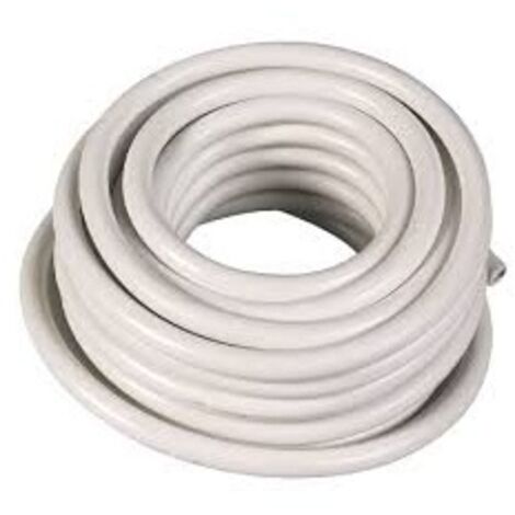 ELECTRALINE - Câble H05VVF 3x1.5 10m blanc couronne