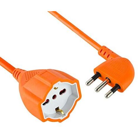 Electraline Er12154R Garden Prolunga con Presa e Spina 16A, Cavo 3x1.5 m, Rosso, 15 mt