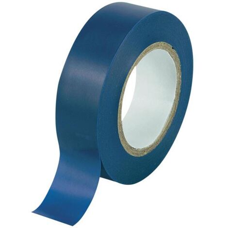 ELECTRALINE - Ruban adhesif isolant 19mm 25 m bleu sachet/cav