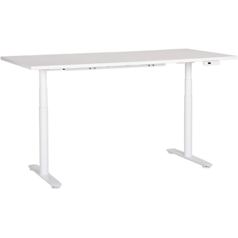 Electric Adjustable Standing Desk DESTINAS White 180 cm 80 cm