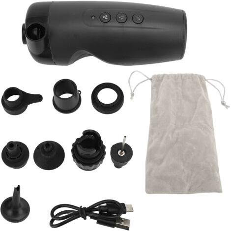 Electric Air Pump 3000mAh Battery Portable Cordless Inflator Deflator Pump with 8 Nozzles for Home Outdoor