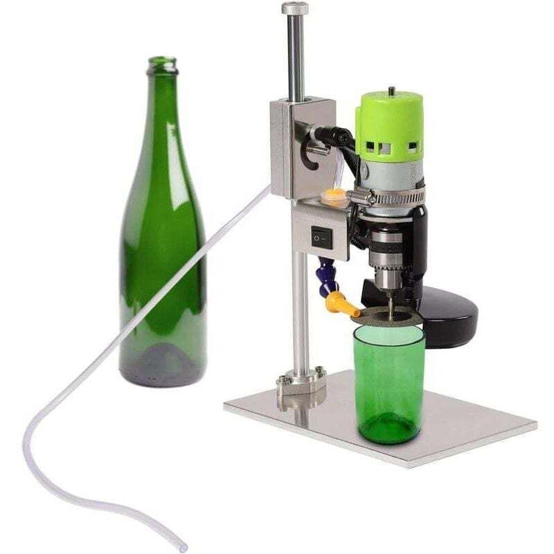 Electric bottle cutter for glass - 7 speeds - Cutting tool for glass and ceramic bottles,