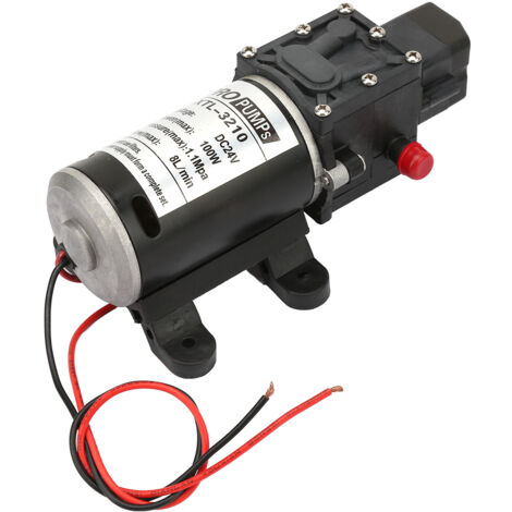 Electric Diaphragm Self Priming High Pressure Water Pump With Pressure Switch 24V 100W