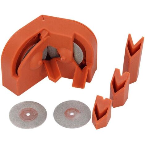 Electric Drill Bit Sharpener, Multipurpose Drill Bit Sharpener for Drill Bits, Truper Drill Bit Sharpener with 3 Bit Holder Sizes for Craftsmen and Various Drills
