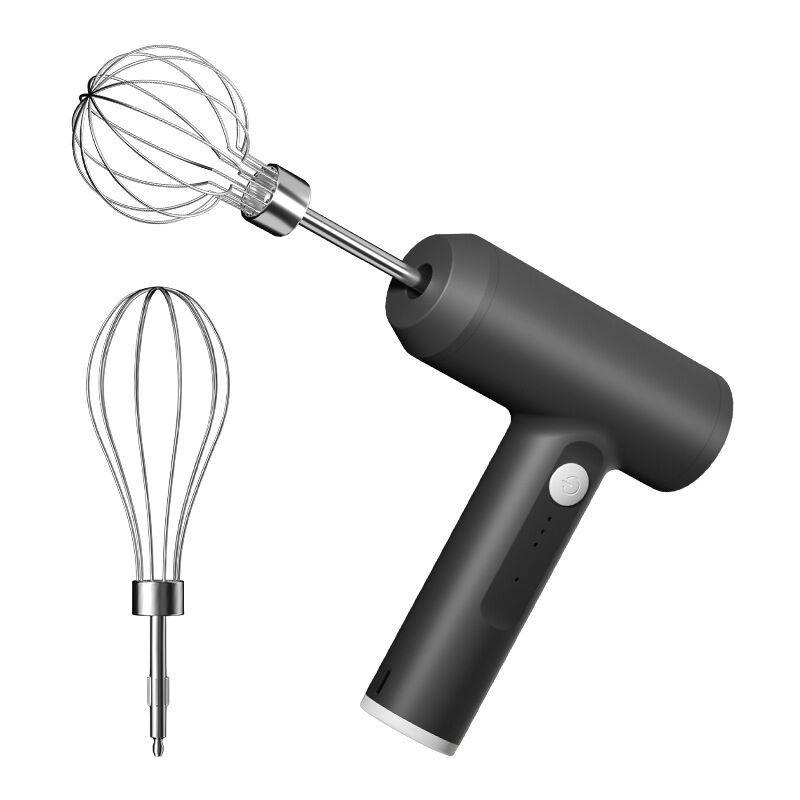 Osqi - Electric Egg Beater with Two Wire Beaters, Food Blender, 3 Speed Whisk, Vertical Cordless Hand Mixer with Egg Separator for Baking Cake, Egg