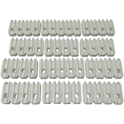 Electric Fencing Corner Insulator Tensioners X50 (Start End Poly Fence Strainer)