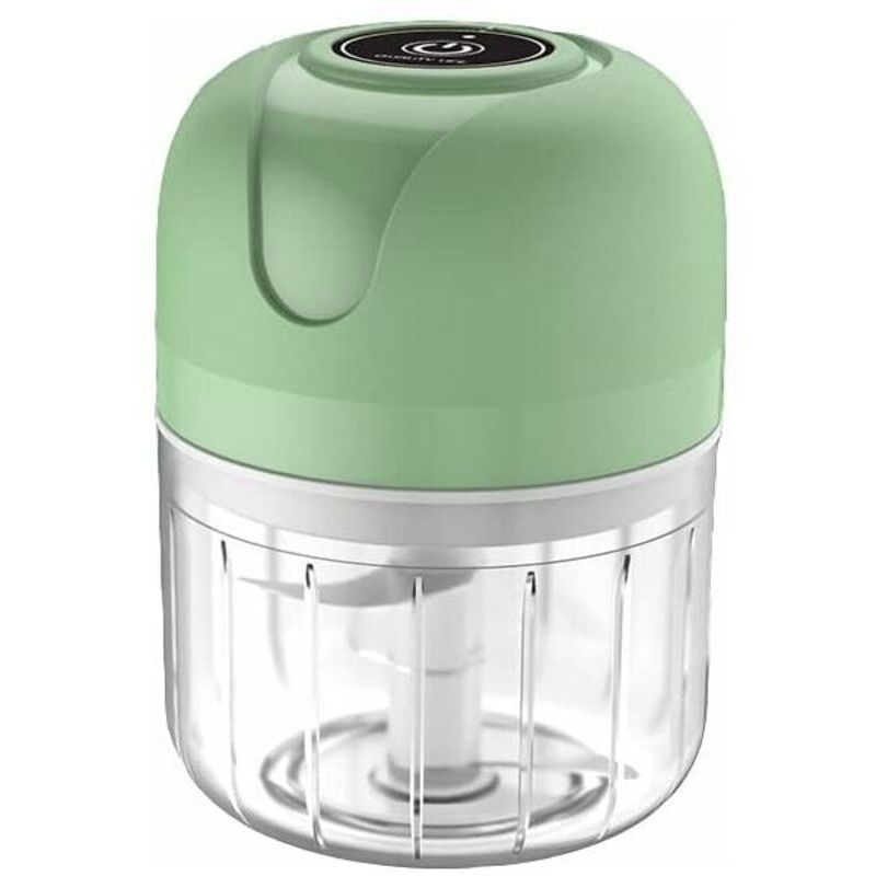 Electric food processor - Mini cordless garlic chopper - 250 ml - USB rechargeable - Detachable - For baby food, chili peppers, onions, garlic, meat