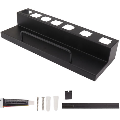 Electric Hair Dryer Rack Wall Mount Hair Tool Organizer Curling Iron Storage Holder for Flat Irons Hair Straighteners