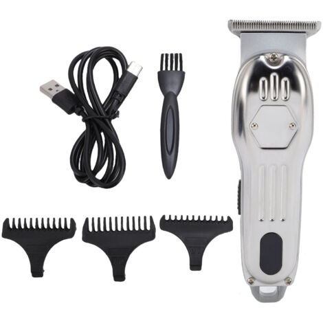 Electric Hair Trimmer Professional Barber Clipper Set with Limit Combs Convenient Haircutting for Home Travel
