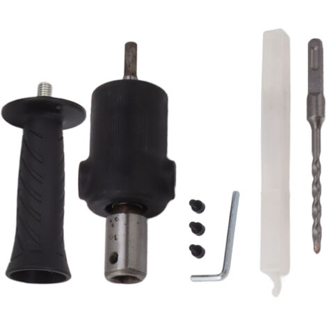 Electric Hammer Conversion Head Electric Hammer Drill Bit Hammer Drill Conversion Head Square Shank Black