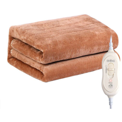 Electric heated blanket, heating pad, warm blanket, fast heating, winter body warmer, comfortable mattress cover 150 x 80 cm with 2 temperature settings for home