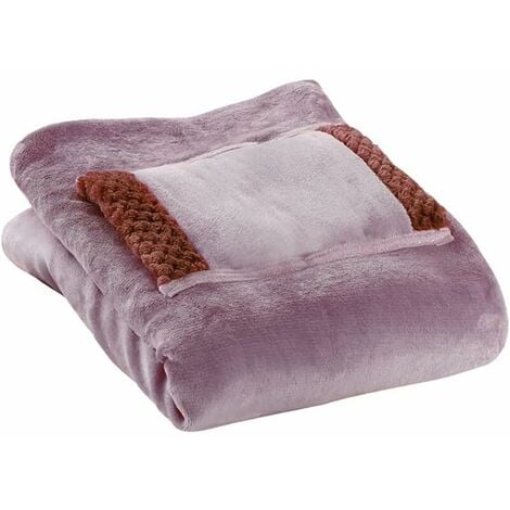 DEWDAT Electric Heated Blanket Throw USB Large Electric Blanket Soft Flannel Over Blanket Heating Element for Home Office Use, Machine Washable