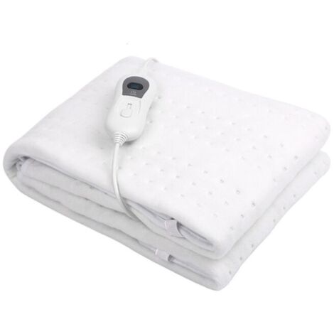 Electric Heated Mattress Topper 150x80cm with Automatic Shut-Off, Thermal Blanket, Mattress Heater with 3 Adjustable Temperature Levels