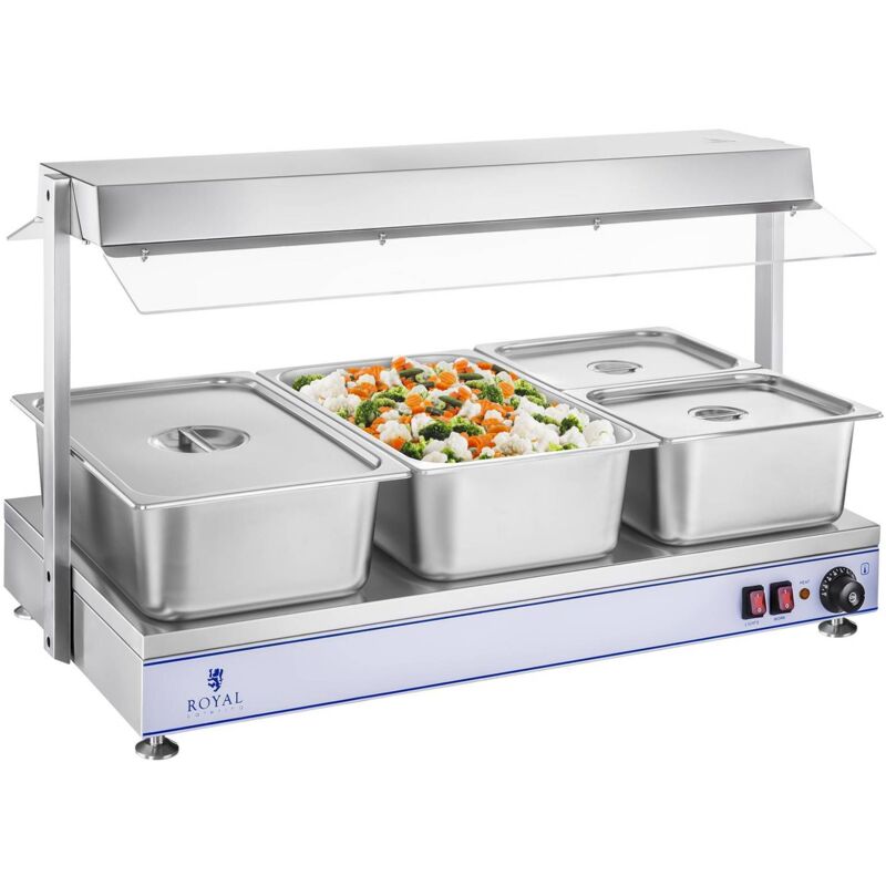 Electric Hot Plate - 3 halogen lamps - 1,550 W - Food warmer