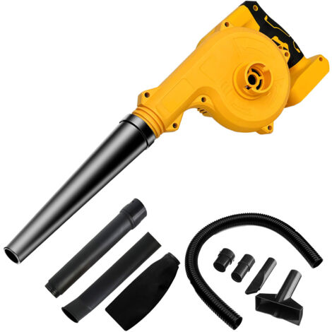 Electric leaf blowers and vacuums,Cordless Leaf Blower, Compatible with Dewalt Battery, 2-in-1 Leaf Blowers & Vacuums, for Lawn Care Leaf Blowing, Car, Corner Dust Clearing (Not Included Battery)