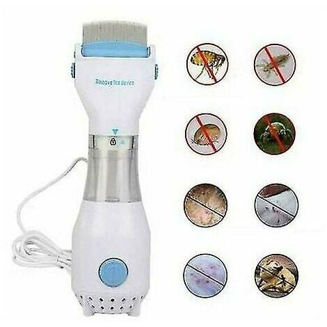Electric lice comb with special lice catcher to remove lice and fleas