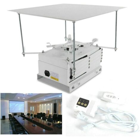 Electric Lift Projector Motorisierter Projektorhalterung Aufzug Mit Ir Remote Elektrische Beamer Lifter Fernbedienung Deckenlift Projektor Sicherheit Cage Halterung Elektrischer ProjektoraufhäNgung