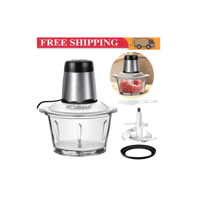 Briefness - Electric Meat Grinder Mincer Mixer Blender Food Vegetable Fruit Chopper Sharp