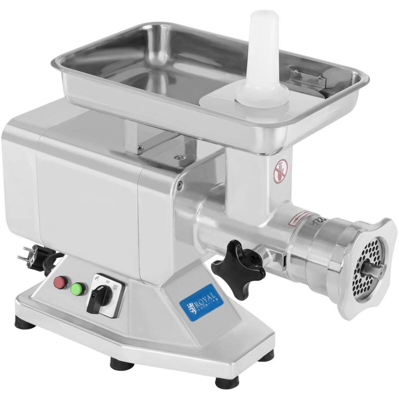 Royal Catering - Electric Meat Grinder Stainless Steel Meat Mincer Grinding Machine 220kg/hr