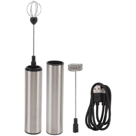Electric Mini Blender Handheld Auto Stainless Steel Detachable Milk Foamer for Home Kitchen