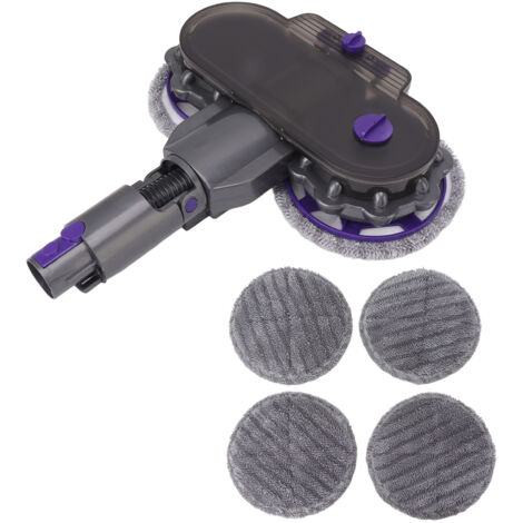 Electric Mop Head Attachment with 4 Mop Pads Dry Wet Mopping Head for V7 V8 V10 V11 V12 V15