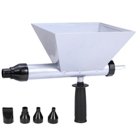 CHOYCLIT Electric Mortar Grout Gun, Portable Mortar Pointing Gun with 4 Nozzles Mortar Sprayer Applicator Cement Caulking Gun, for Filling Sealing Doors