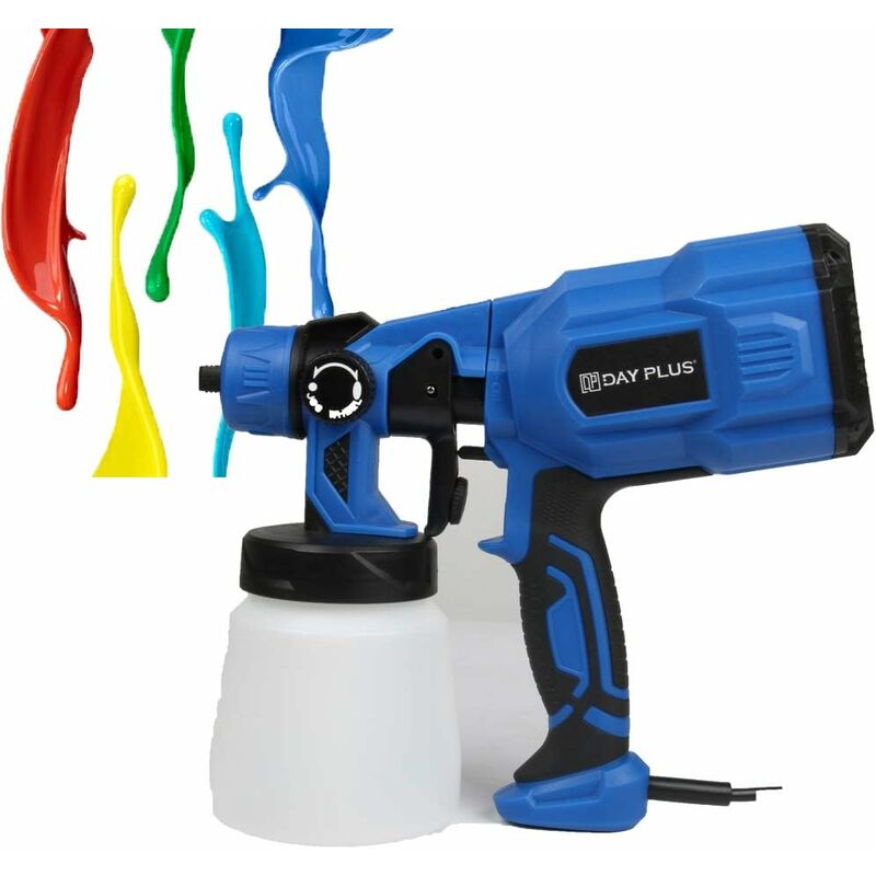 Briefness - Electric Paint Sprayer for Walls and Fence Paint Gun, 3 Painting Modes, Adjustable Valve, 800 ml capacity, 500W