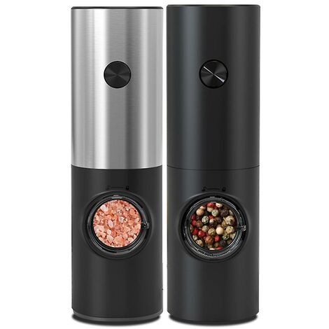 AVNICUD Electric Salt and Pepper Grinder Set,Automatic Salt and