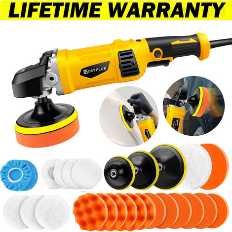Electric Polisher Buffer Sander Car Polishing Machine Buffing Pad Sponge Cleaner