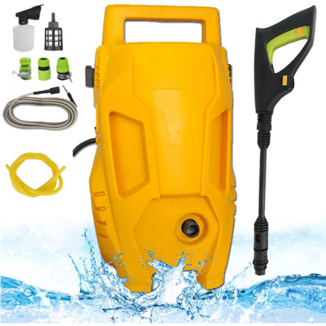 Electric pressure washers，Heavy-Duty Electric High Pressure Washer Power Jet Wash 110Bar Patio Car wash Cleaner Garden Washer，for Cleaning Terraces, Garden Furniture, Paths, Vehicles.