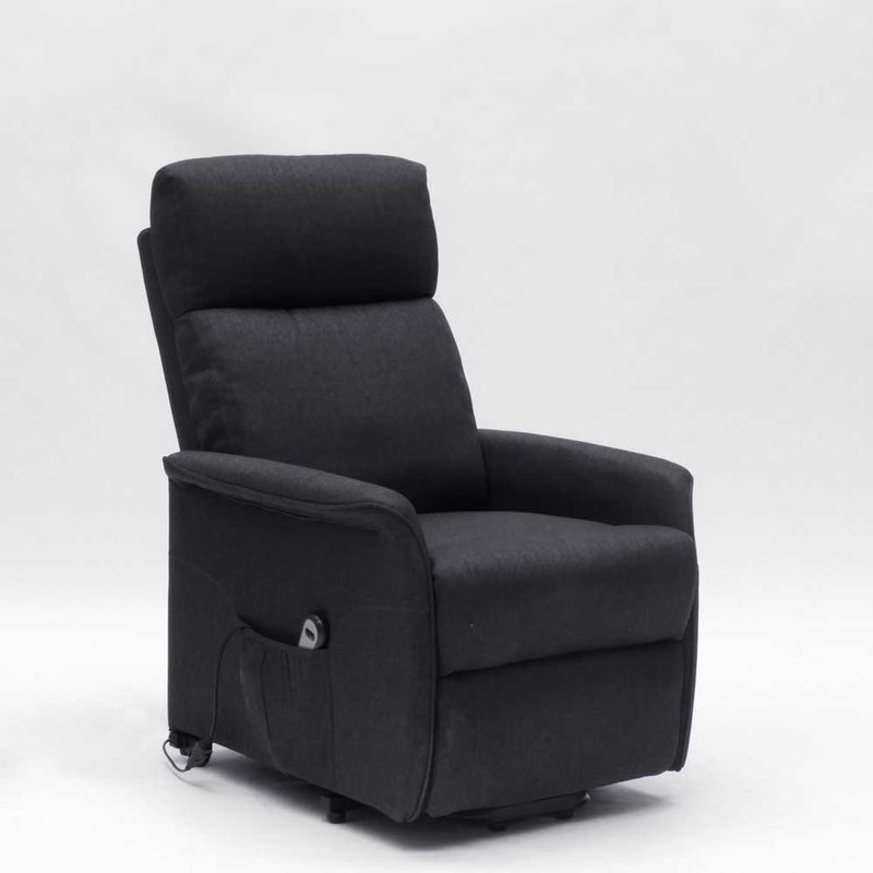 Electric Reclining Relax Armchair 2 Motors Lift System For Elderly People Giorgia Colour Black Srplus217tn