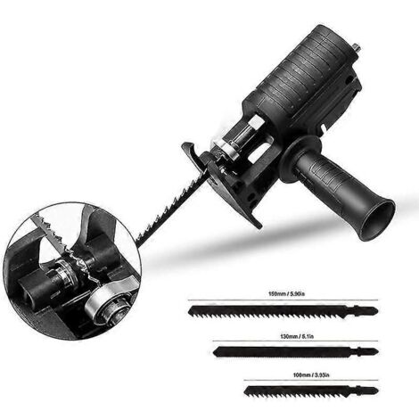 Electric Saw Hand-held Electric Drill Horse Knife Reciprocating Saw Multi-functional Conversion Head Household Small Woodworking Power Tools