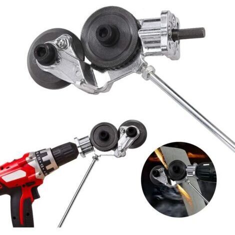 Electric sheet metal cutter – Drill adapter – Cutting capacity for 0.8mm stainless steel – Super hard metal blade