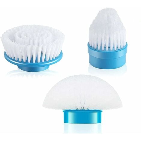 Electric Spin Scrubber Power Brush Heads, Replacement Brush Heads for Power Scrubber,Tub and Tile Scrubber Head Brushes for Shower, Kitchen and Bathroom(3Pcs)