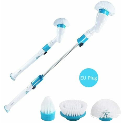 Electric Spin Scrubber Rechargeable Cordless - Multi-Functional Cleaning Brush for Bathroom