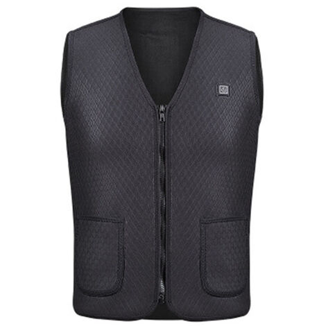 Battery Not Included Lightweight Heating Vest USB Rechargeable Upgraded Heated Vest for Men Women with 8 Heating Collar 