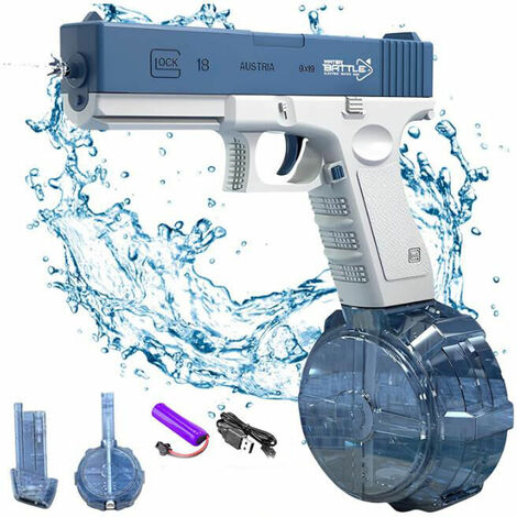 Automatic Electric Water Gun Toys 500ML Shark High Pressure Outdoor Summer  Beach Toy Kids Adult Water Fight Pool Party Water Toy