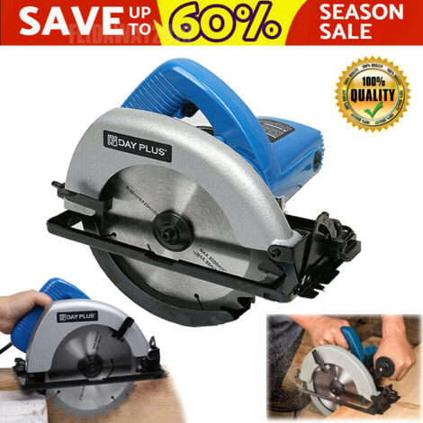 Electric Woodworking Circular Saw 900W Multi-Function Cutting Machine Household Small Flip Saw Circular Adjustable Cutting Sawing Machine with 4700 RPM Powerful Motor