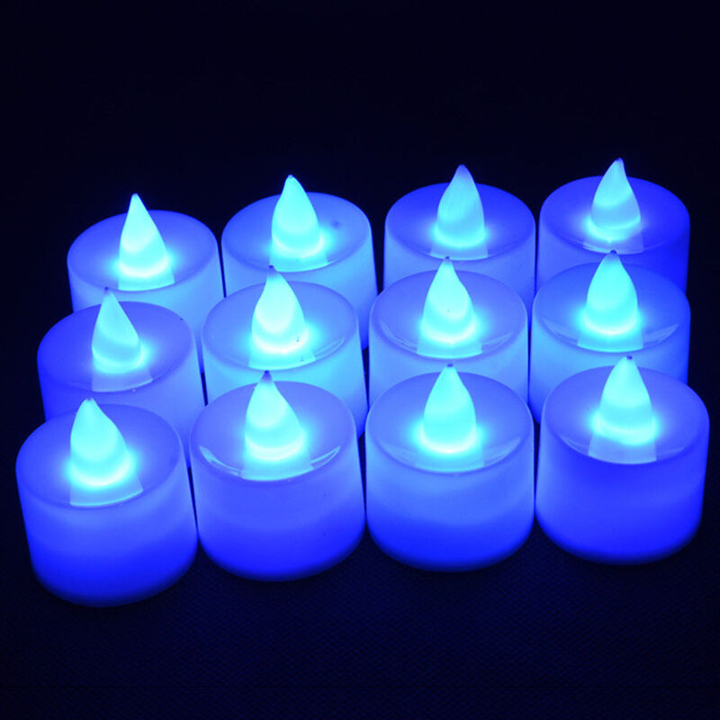 

Asupermall - 6/12 Uds lampara de vela LED electrica velas candelitas sin llama para la decoracion del festival de la boda del cumpleanos de la fiesta