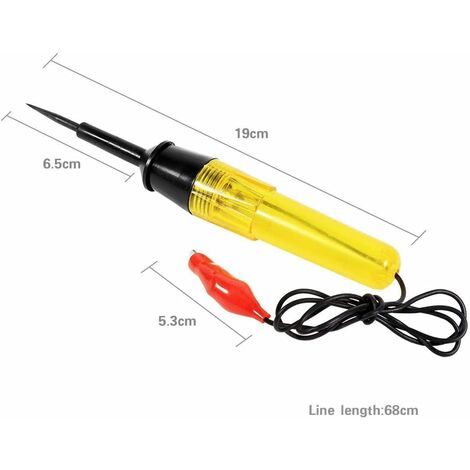 Electrical Circuit Tester Voltage Test Pen DC 6V/12V/24V Probe Test Auto Repair Tools for Car Motorcycle 
