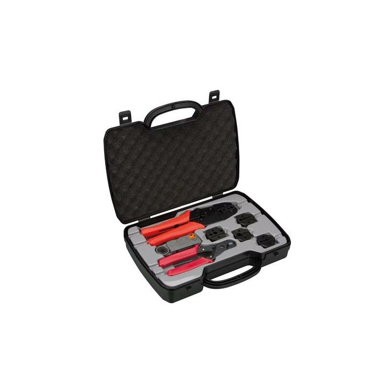 Image of Toolland - coax tool set, crimping, cutting & stripping tool