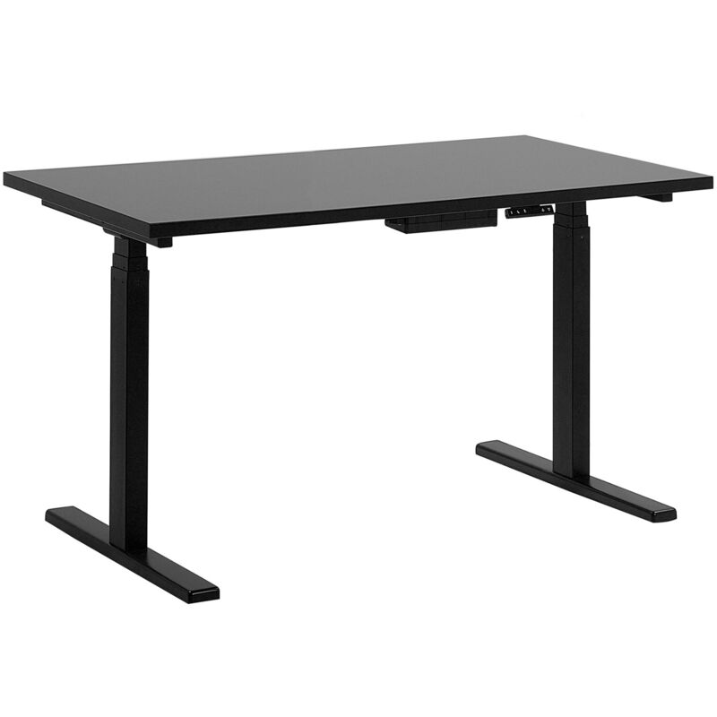 Electric Adjustable Standing Desk Modern 130 x 72 cm Black Destin II