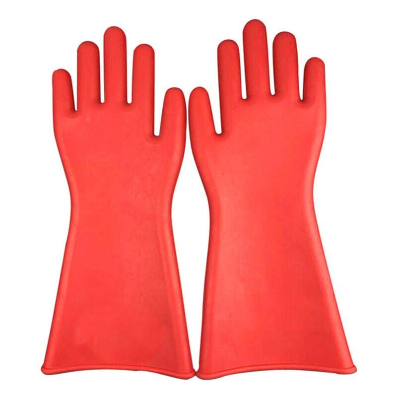 Electrician Gloves, Electrician, Electrical Insulating Gloves, Rubber Insulating Gloves, 12 kV, Electrician Insulating Gloves, 40 18 cm