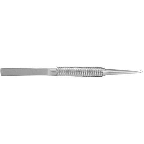 Electrician Tools 0.15mm Precision Tweezers Anti-corrosion Serrated Tip Anti-rust Stainless Steel Home Tweezer Elbow for Electronic Parts