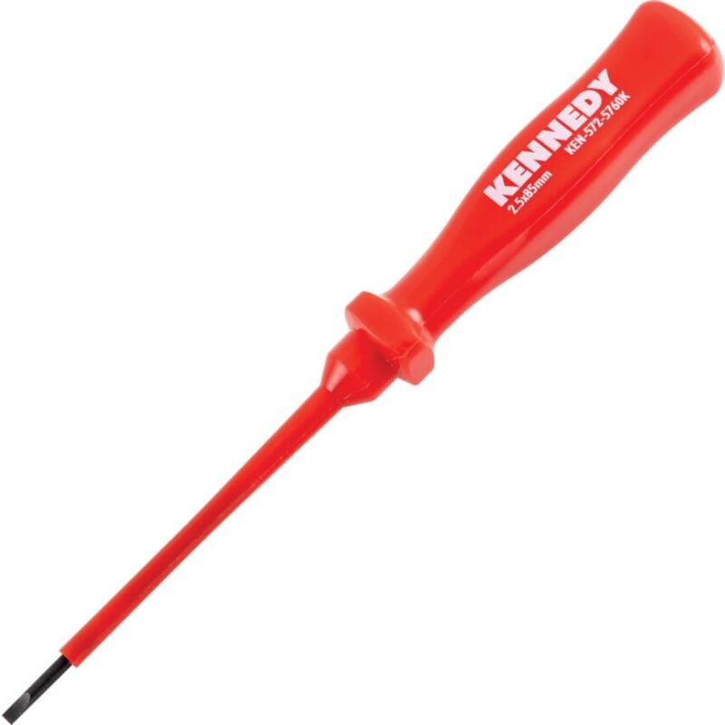 Kennedy - Electricians Screwdriver, 2.5MM Parallel Tip, 85MM Blade