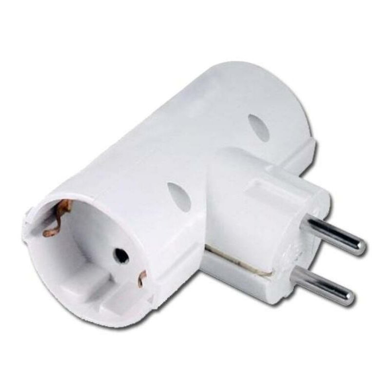 

electricidad adaptador doble schuko bl. bli 16a-250v 13005-50515 - Mibricotienda