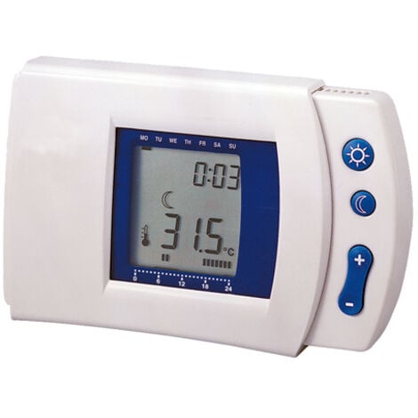 EUROBRIC Cronotermostato Digital Semanal 13x8.5cm Modelo 17010
